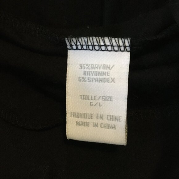 Vintage Black Semi Cropped Rayon Whimsigoth Open Cardigan - Picture 12 of 16